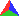 Three-colored checkerboard pattern